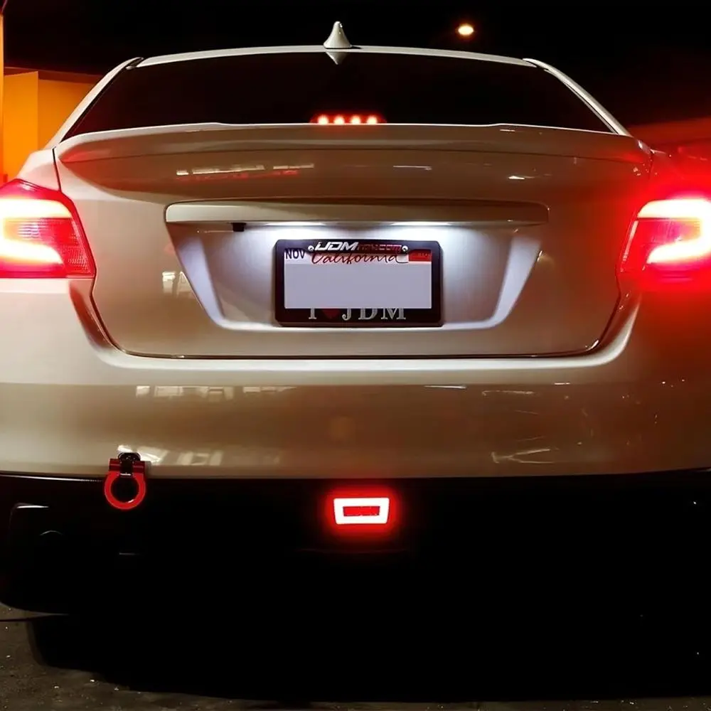 طقم إضاءة الضباب الخلفي 3 في 1 LED لسوبارو امبريزا WRX/STI & Crosstrek، أضواء الذيل/الفرامل/الخلفية، مع الأسلاك والأقواس #5