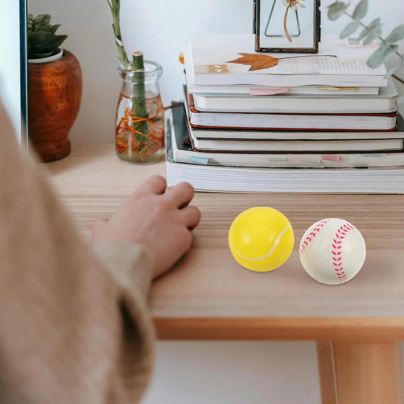 

12 Pcs Baseball Bouncy Basketball Decorations for Party Stress Balls Solid Mini Soccer Toys Basketballs Football Favors