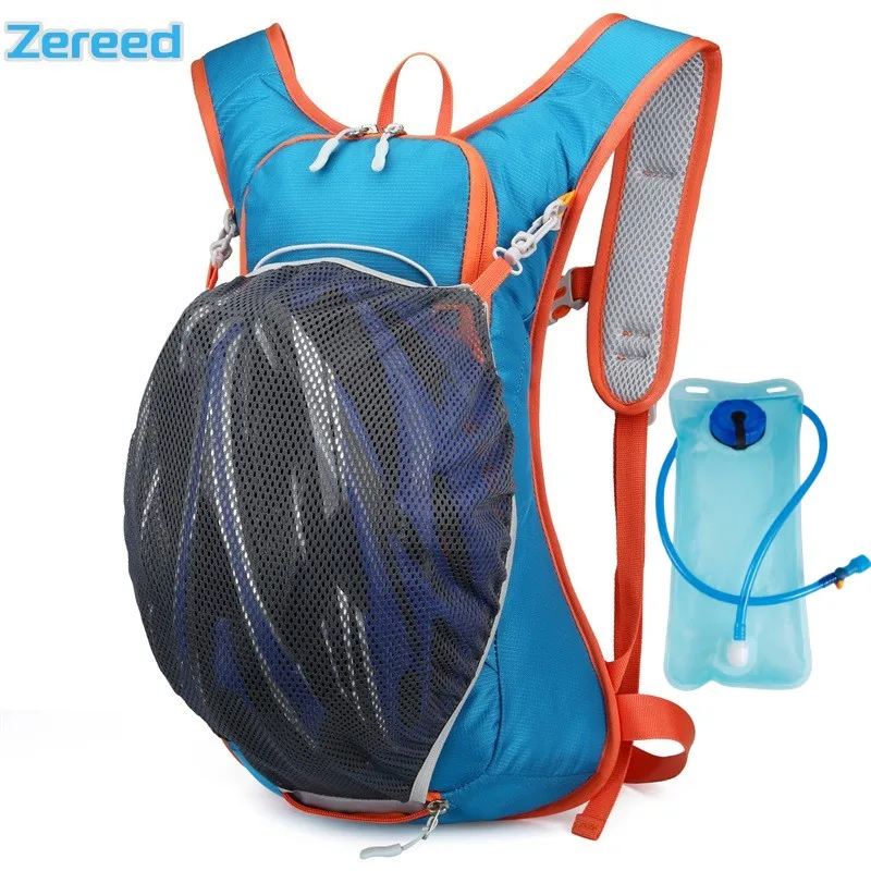 

Ultralight Bicycle Hydration Bag, Waterproof Cycling Water Bag with Helmet Storage Pocket, Riding and Hiking Backpack