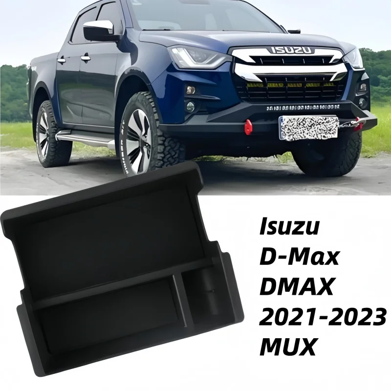 

Car Armrest Storage Box Tray Console Organizer Holder for Isuzu D-Max 2021 2022 2023 Car Interior Accessories