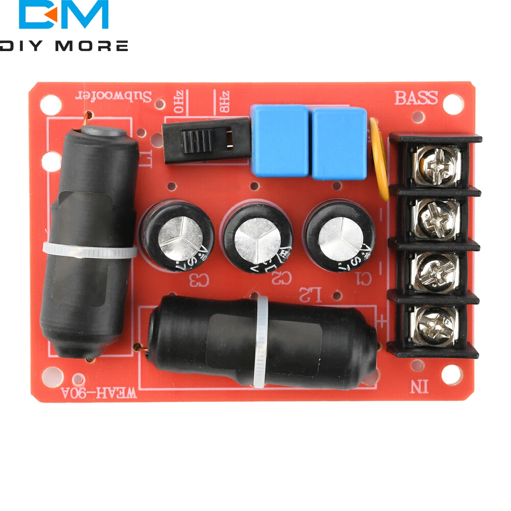200W Bass Speaker 500Hz/550Hz Subwoofer Frequency Divider Home Theater Hifi Stereo DIY Car Audio Woofer Crossover