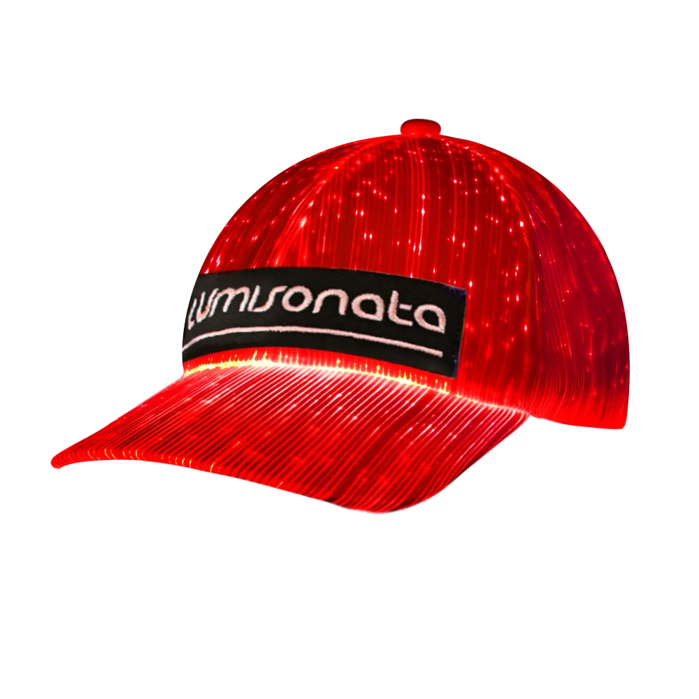 LUMISONATA Glowing Baseball Cap Women Men Snapback Caps LED Fiber Optic Luminous Hat for Party Music Festival Hip Hop Hats