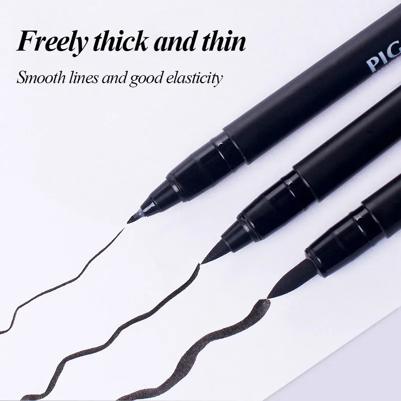 SAKURA Soft tip Brush calligraphy pen Hand-painted Hook Line Pen Sponge Tip Smooth Ink Flow Writing Artistry Chinese brush