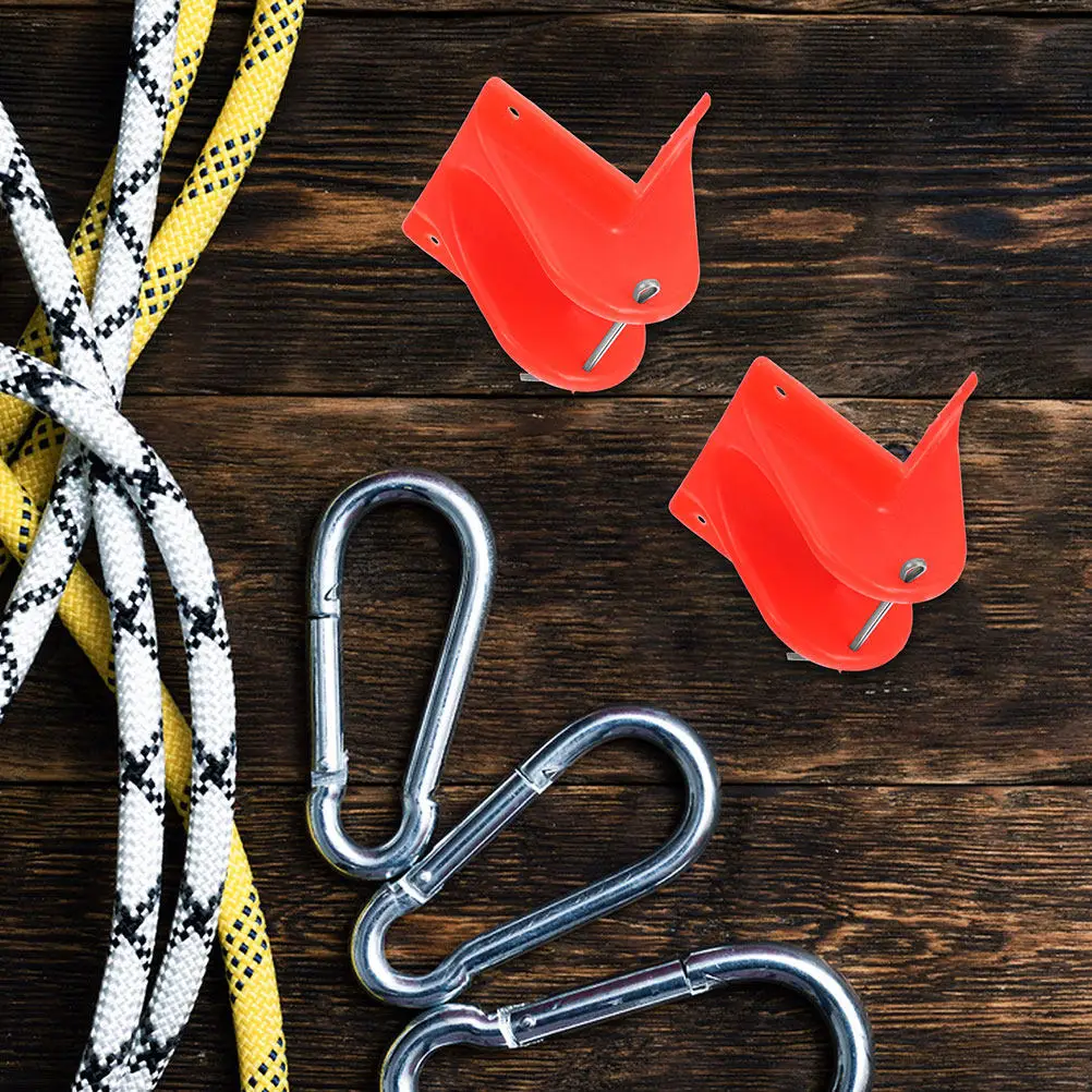 

4Pcs Climbing Rope Edge Protector Sturdy Anti-Wear Plastic Rope Protection Tool Lightweight Outdoor Mountaineering Equipment