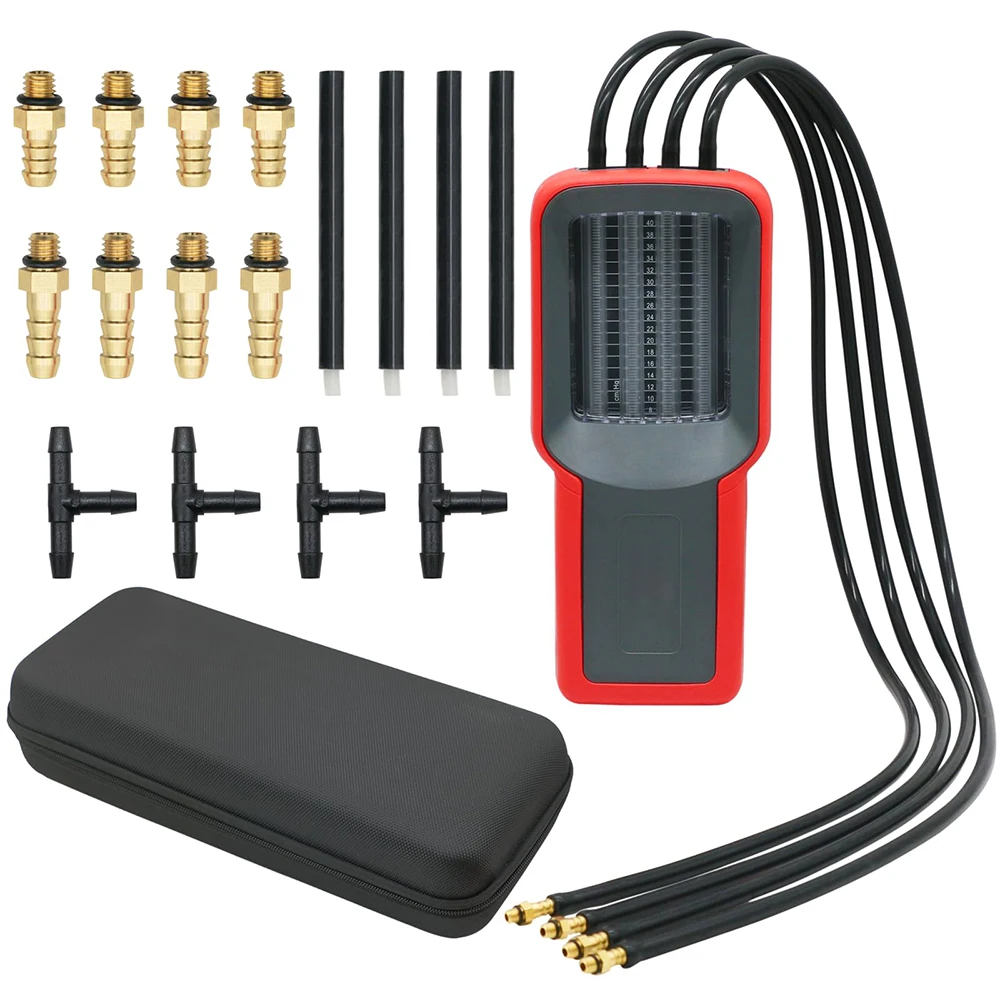 

4 Cylinder Motorcycle Carburetor Universal Synchronizer Kit Vacuum Balancer Gauge Synch Guage Set Synchronisation Balancing Tool