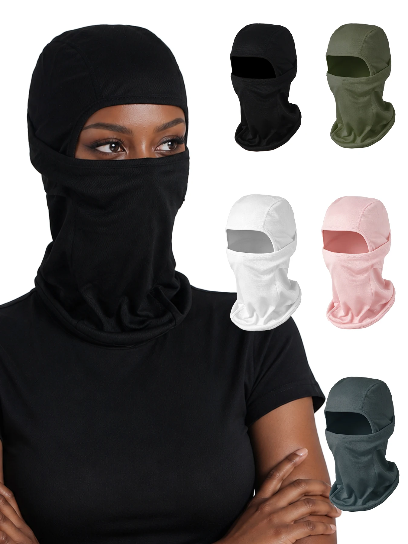 

1pc Balaclava Ski Mask Full Face Cover for Men and Women Breathable Full Face Mask for Skiing Outdoor Sports