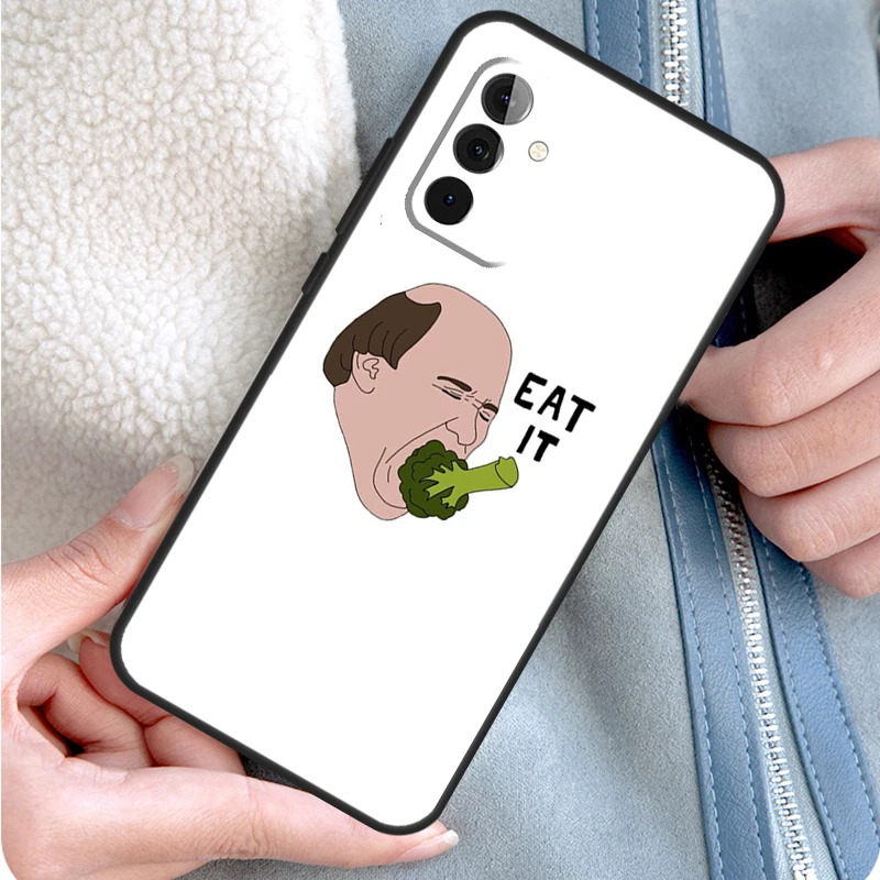 Kevin Broccoli The Office Phone Case For Samsung Galaxy A55 A35 A25 A15 A51 A71 A12 A32 A52 A13 A33 A53 A14 A34 A54