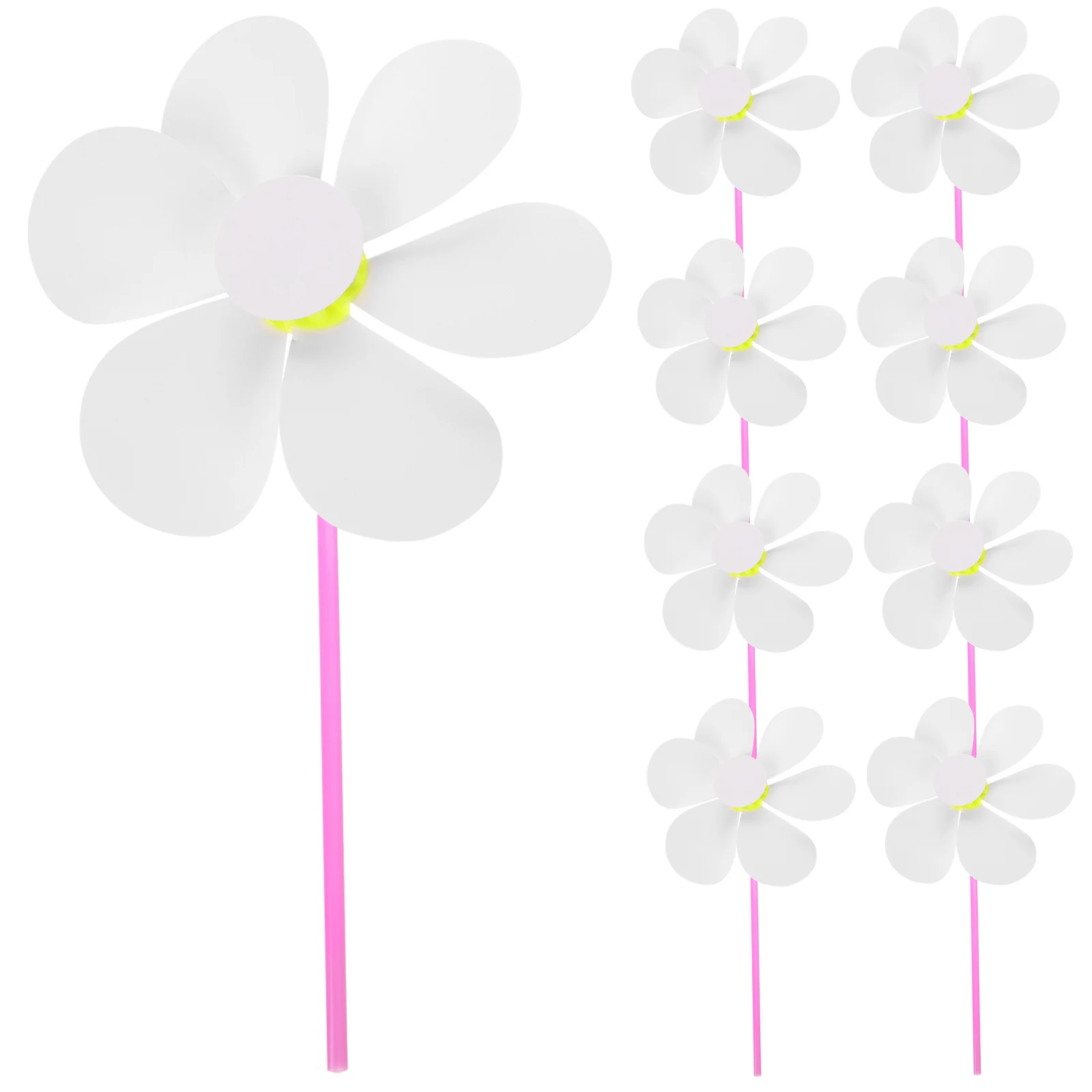 

10 Pcs Blank Windmill Coloring Pinwheels Kids Outdoor Toys Party Favors Bird Deterrent Paper Crafts Drawing