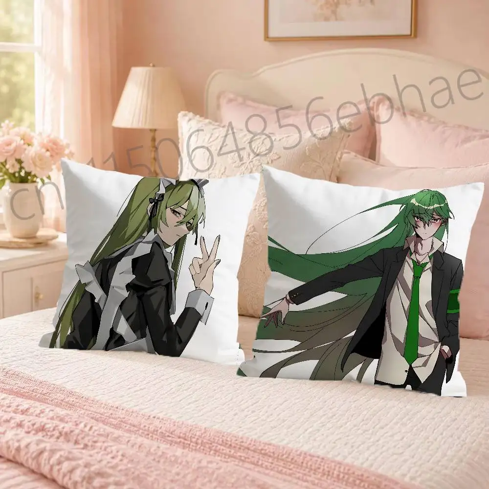 FOR Lobotomy Corporation Netzach Throw Pillow Cover 2D Double-Sided Print Soft Cushion Case for Home Sofa Bedroom Car