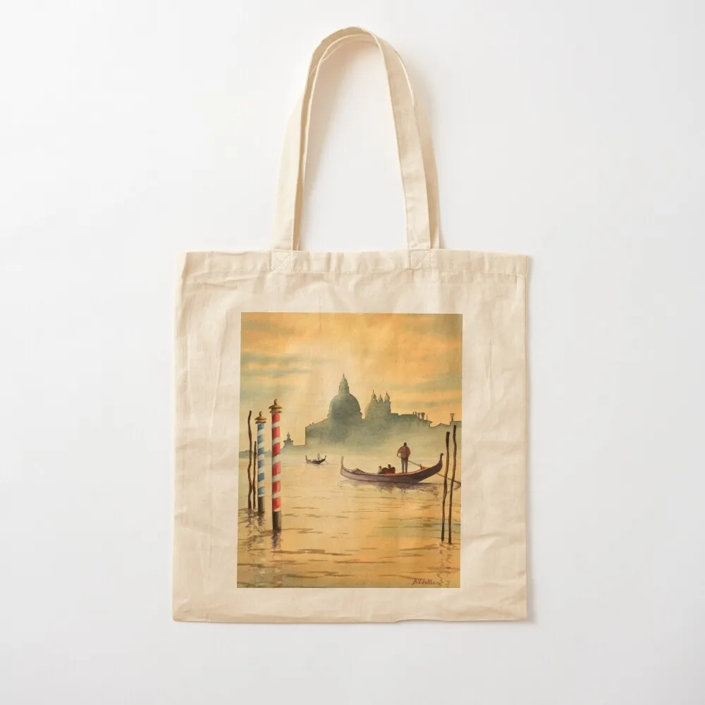 Venice Italy On The Grand Canal Tote Bag canvas bags supermarket folding bag eco bag folding Canvas Tote