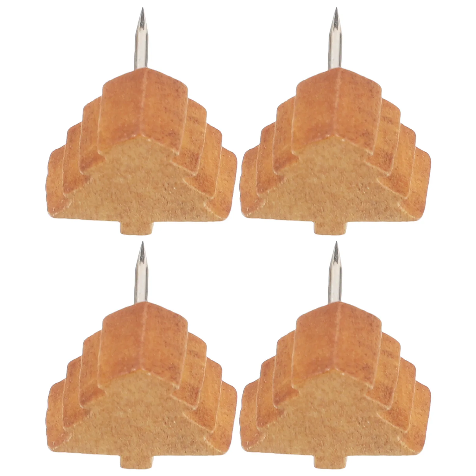 

25pcs Christmas Tree Push Pins Decorative Wood Thumb Tacks Cute Bulletin Board Decor Cork Board Accessories Message Pins For