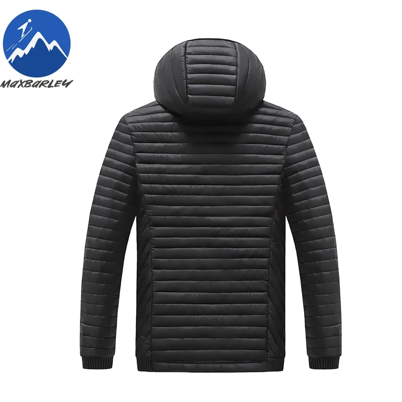 Winter Quilted Jackets Lightweight Outdoor Adventure Cold Resistant Padded Coat Thick Warm Skiing Windproof Men Hooded Parkas