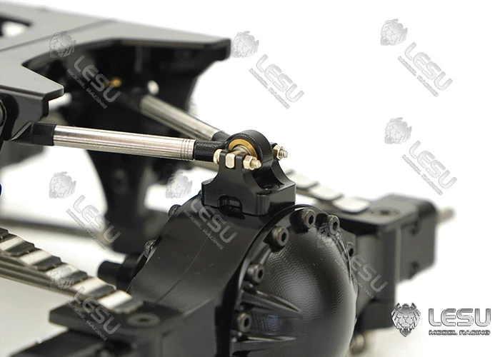RC 1/14 LESU Modell-Hinterradaufhängung für Tamiya Hydraulikbagger Lader Muldenkipper für SCANIA MAN VOLVO Anhänger Kipper DIY-Teil – Detail 3