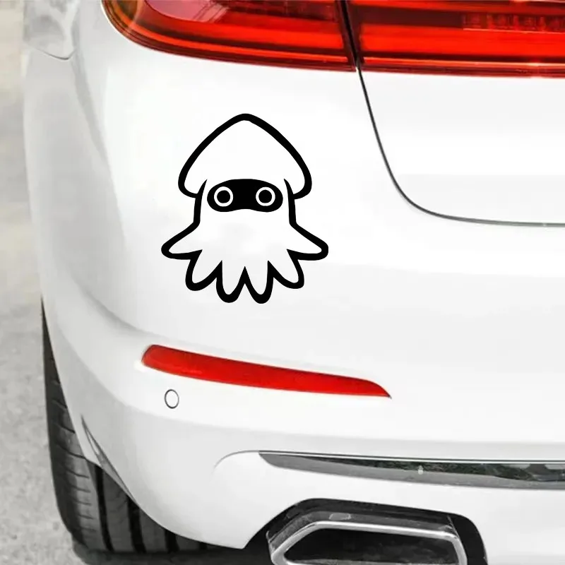 

Car Vinyl Decal Cute Little Squid Sticker Waterproof Removable for Car Motorcycle Laptop Auto Body Decoration