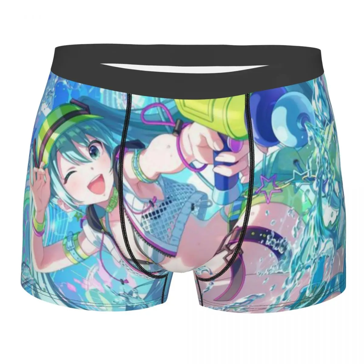 初音ミク ボクサー ユーモラスな下着 ボクサーブリーフ ギャグギフト 男性用