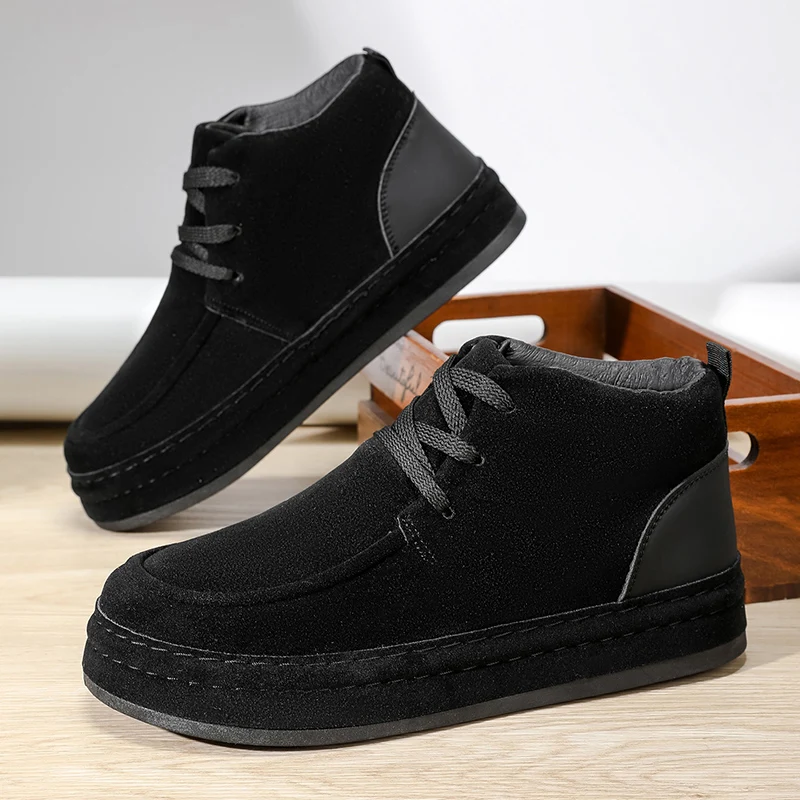 Высокие удобные мужские кроссовки, осень 2024, новая мужская повседневная обувь, модные легкие дышащие мужские ботильоны хорошего качества