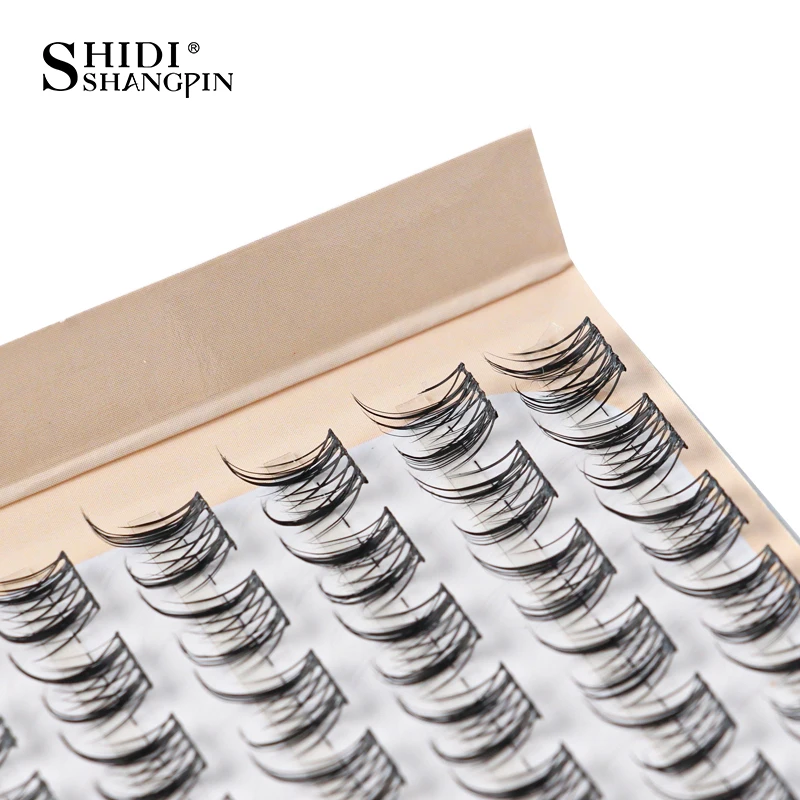 العنقودية جلدة تمديد دمية نمط الطبيعية رقيق فو رموش بالمنك مانغا الفردية كاذبة رمش تمديد يشكلون Cilios #4