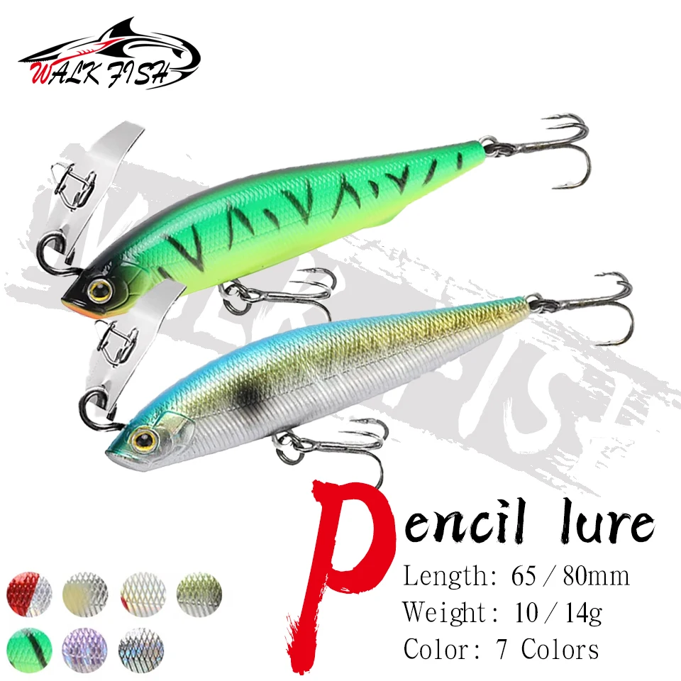 WALK FISH 10g 14g Señuelos de Pesca: Chatterbait, Spinner, Jig con Hoja, Jig Metálico, Buzzbait para Pesca de Carpa, Lubina, Trucha y Pesca en el Mar