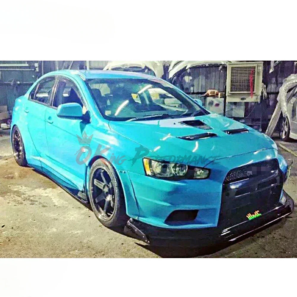 Vari V1 Style Partial Carbon Fiber Wide Body Kit For MITSUBISHI EVO 10 Wide Bodykit