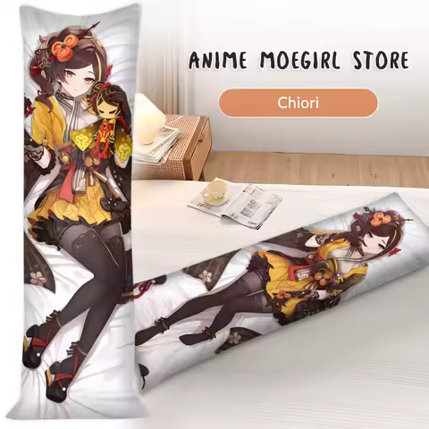 Anime Chiori Hugging Body Dakimakura Cover Genshin Impact Pillowcase Otaku Cushion Cover Double-Sided Printed Pillowcases