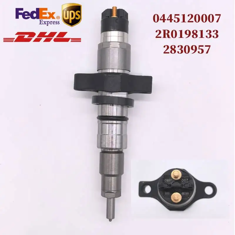 0445120007 2R0198133 2830957 Diesel Fuel Injector for Ford for Iveco for VW Diesel Engine Common Rail Injection Valves