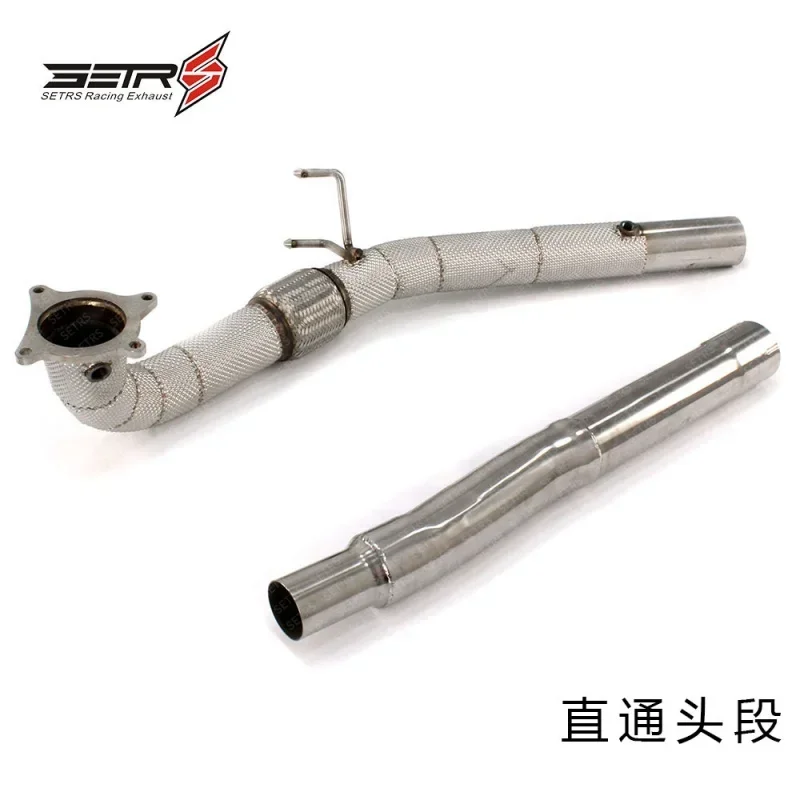 High flow Pipes to Golf 6R Stainless Steel Exhaust Section Three-Way Catalytic Factory Direct Sales