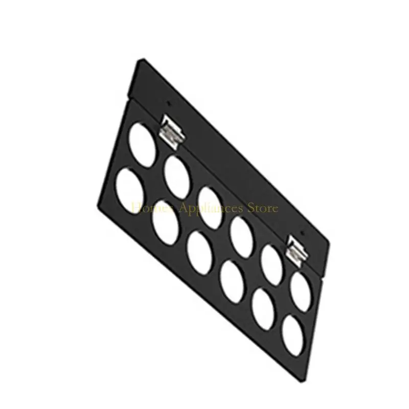 

D0AB Acrylic Coffee Pods Holder Wall Mounted Storage Holder Clear Display Organizers