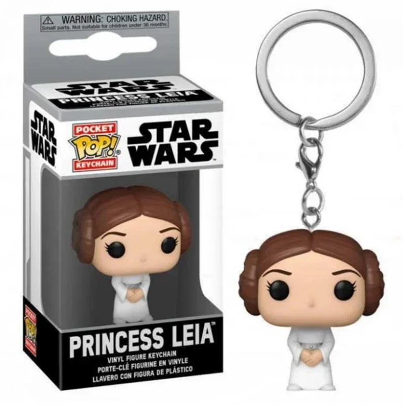 18 styles FUNKO POP Star Wars HAN SOLO  OBI-WAN KENOBI Luke Chubacca R2-D2 Robot Darth Vader Stromtrooper Yoda Keychain Toys