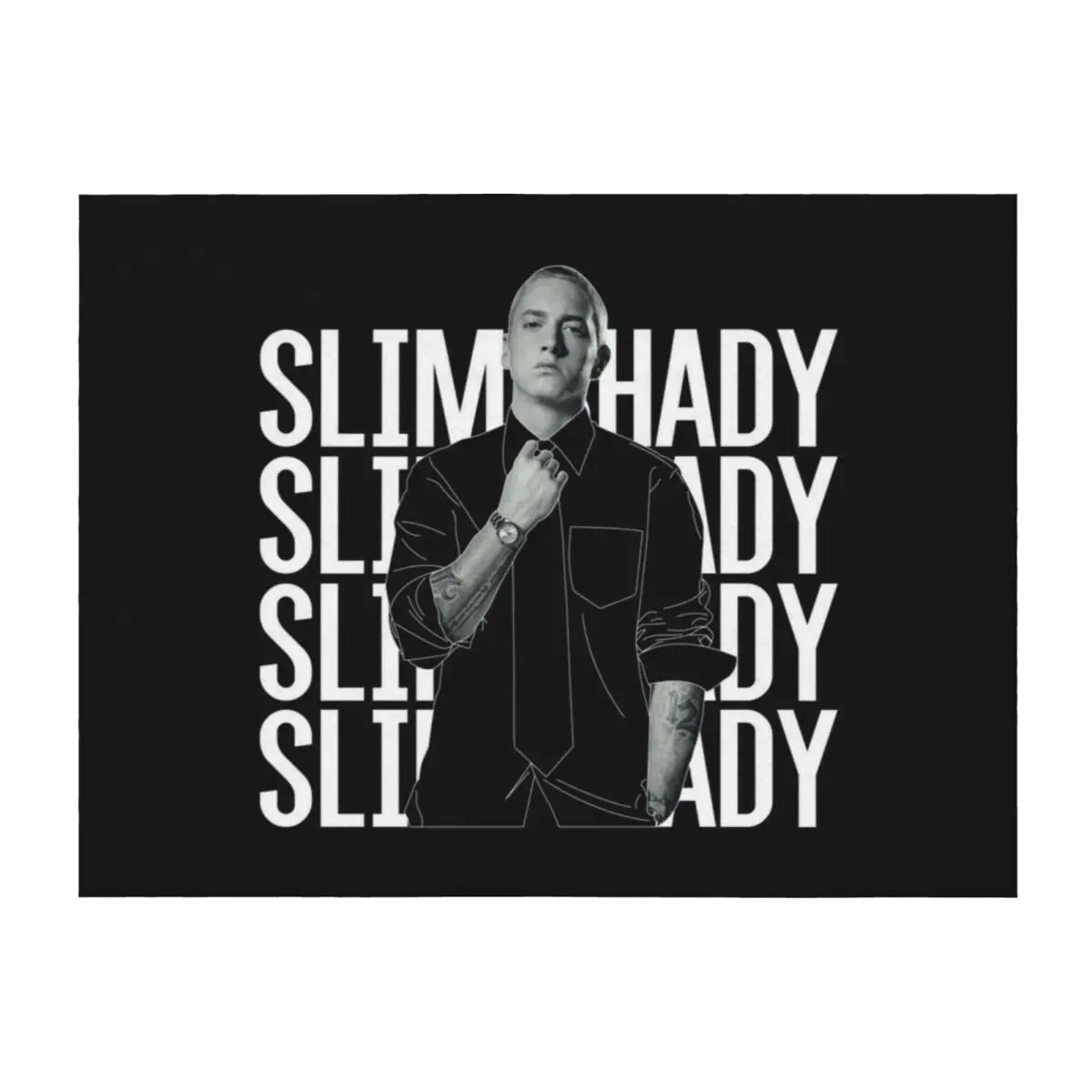 

Slim Shady Throw Blanket Fashion Sofas Hairys Multi-Purpose Extra Large Throw Blankets