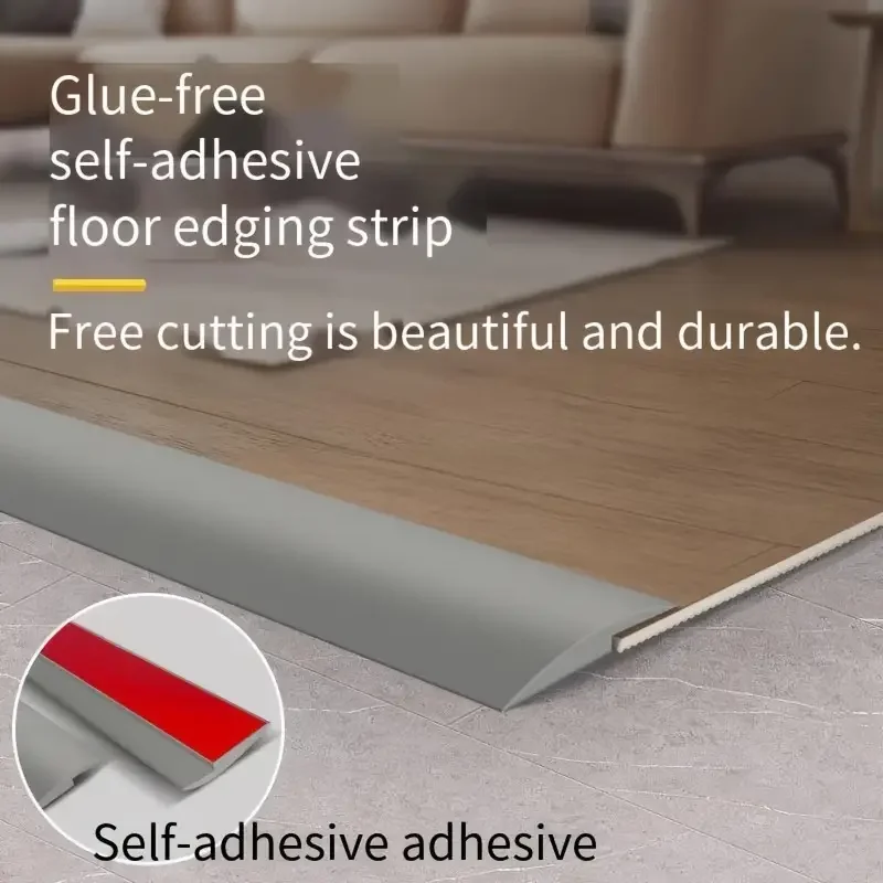 1PC 3M Carpet To Tile Floor Transition Strip Wear-resistant Cuttable Threshold Cover Household PVC Edging Trim Strip Doorway