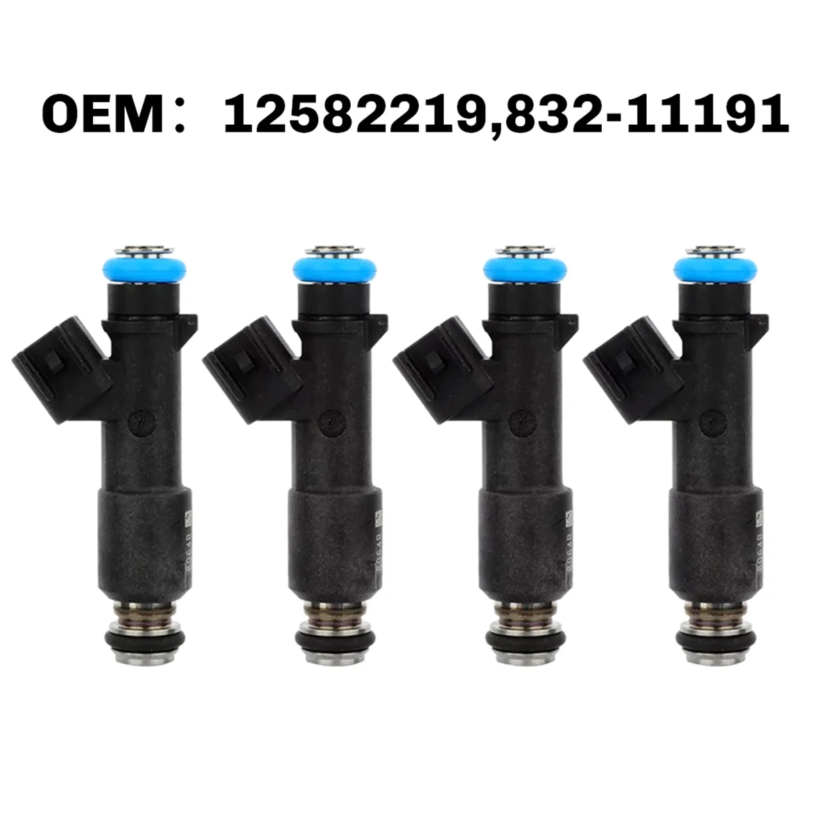 4Pcs Fuel Injectors for Cobalt 2005-2010 G5 Pursuit 2007-2010 2.2L Part Number:12582219,832-11191