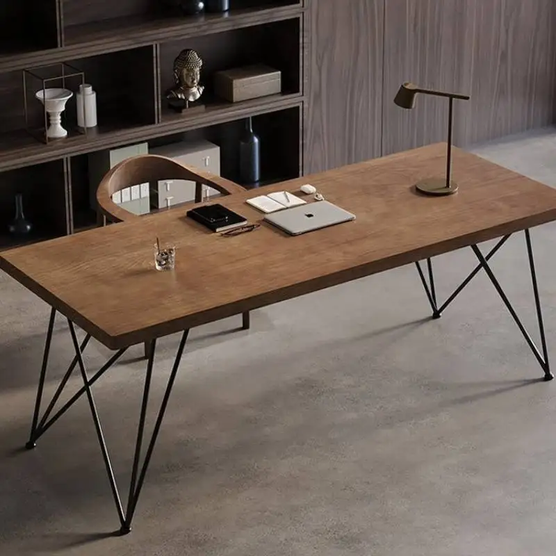 

Designer Wood Executive Desk Organizer Luxury Conference Work Executive Desk Study Laptop Large Scrivania Office Furniture