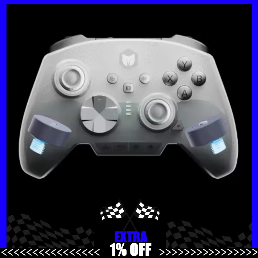 MOJHON Rainbow 3 Gamepads Wireless Three Mods Two-stage Hall Trigger Game Handles 8K Electrostatic Capacitance Rocker PC Gifts