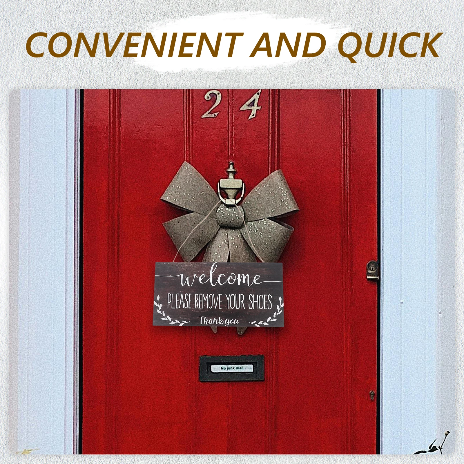 

Shoe Label Wooden Remove Shoe Signs Hanger Wall Decor Remove Shoes Sign Living Room House Number Wooden Decoration Easy Install