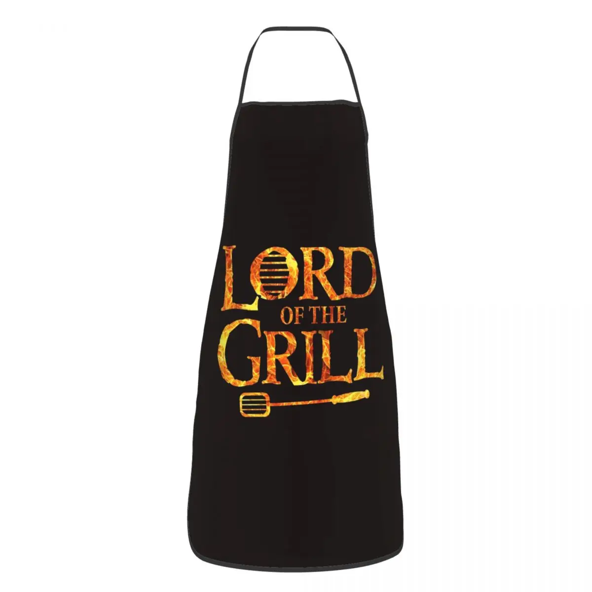 Lord Of The Grill, Barbecue Chef Aprons Chef Cooking Tablier Sleeveless Bib Kitchen Cleaning Pinafore for Women Men Gardening