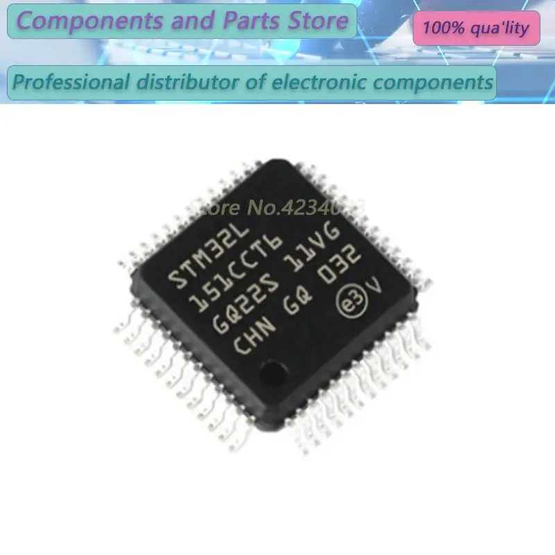 

5 шт., STM32L151CCT6 STM32L152CCT6 STM32L152C8T6 STM32L152CBT6 STM32L151CCU6 QFP-48 100% Новинка