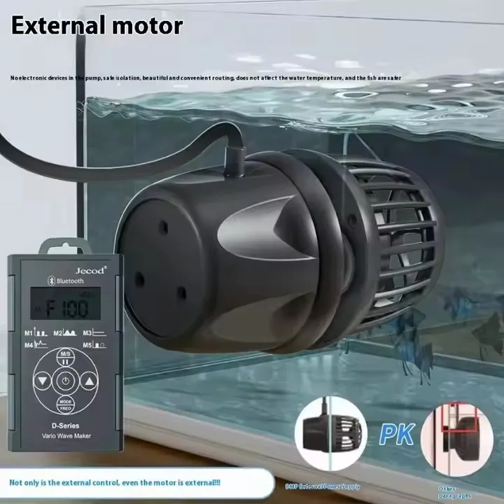 Jebao Jecod DMP-10/20/30/40 Freshwater Saltwater Fish Tank Aquarium Wavemaker Pump Smart Bluetooth App Cordless Fish Pump