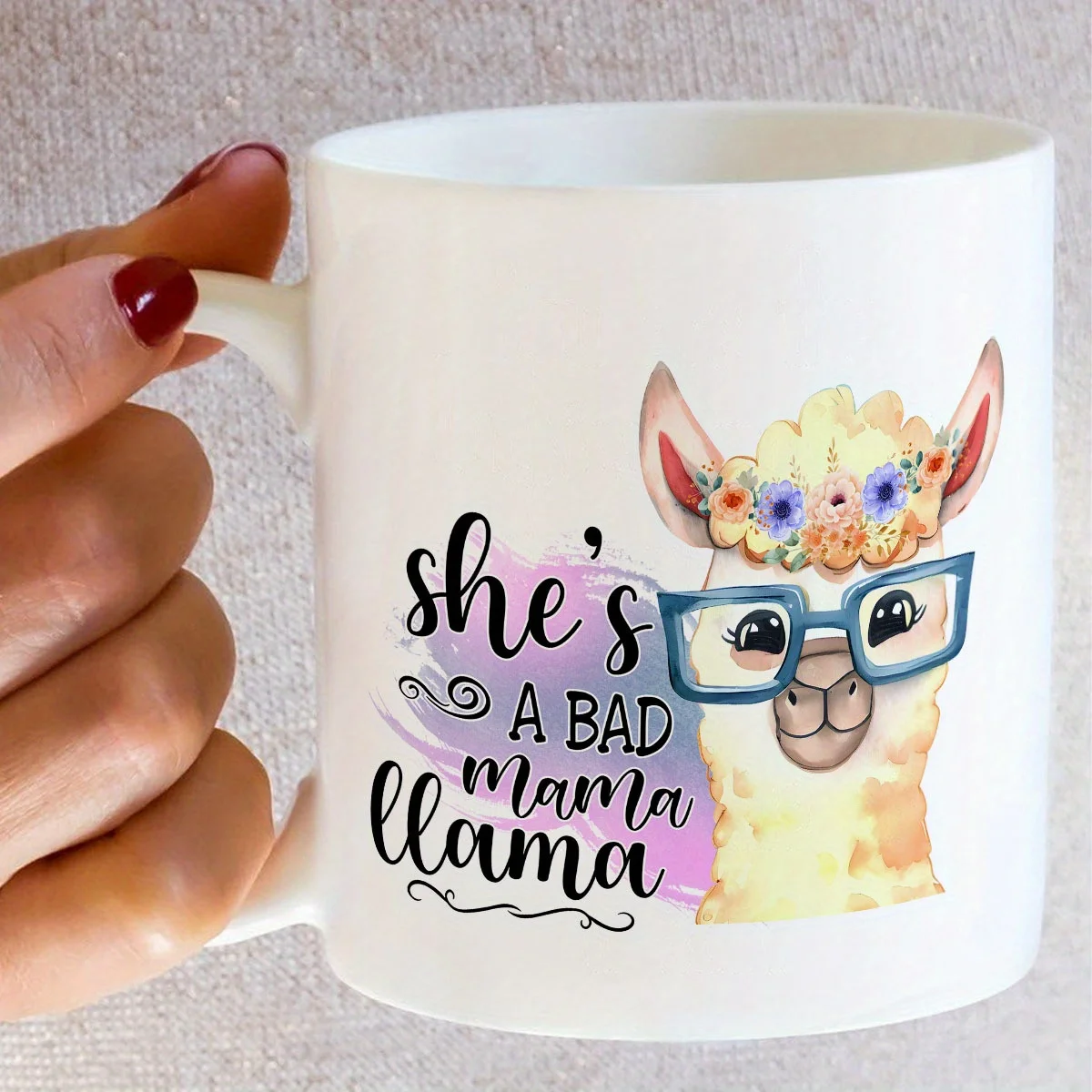 Funny Alpaca Mug 320ml – Cute Gift for Alpaca Lovers, Microwave & Dishwasher Safe