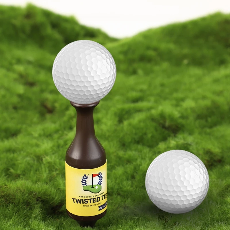 6 Pack Golf Tees Beer Bottle Handmade Funny Golf Gifts Durable And Recyclable Plastic Golf Tee Accessories