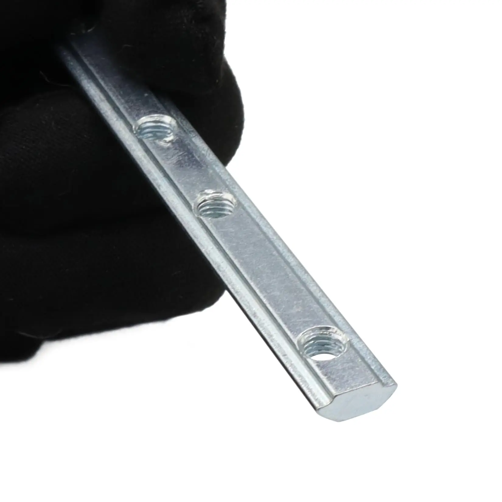 Degree Straight Joint Inside Connector Aluminum Profile Straight Line Connector Extended Length Bracket Fastener with Screw