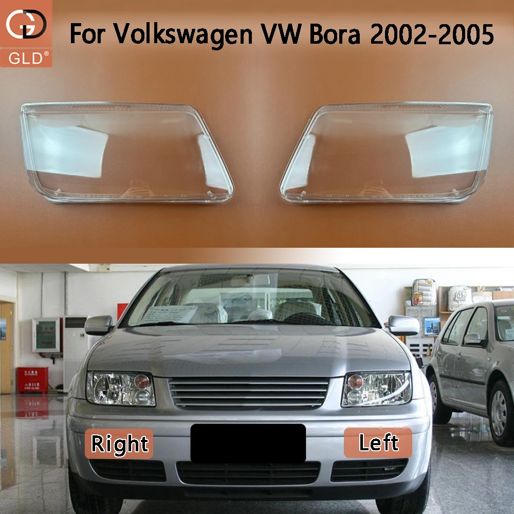 

Car Accessories Headlight Shell Headlamp Transparent Lampshade Cover Lens Plexiglass For Volkswagen VW Bora 2002 2003 2004 2005