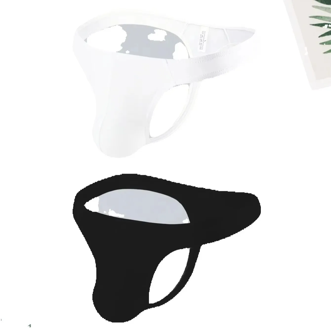 

2 шт., мужские стринги, нижнее белье из ледяного шелка, модные повседневные спортивные мужские сексуальные трусы с низкой талией, мужские удобные и мягкие стринги