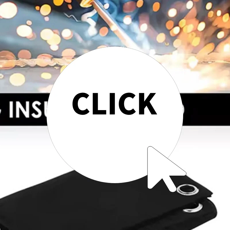 1pc 300x300*3.5mm Fibra di vetro Coperta per saldatura a caldo Ritardante di fiamma Coperta antincendio Resistente alle alte temperature Protezione per saldatura