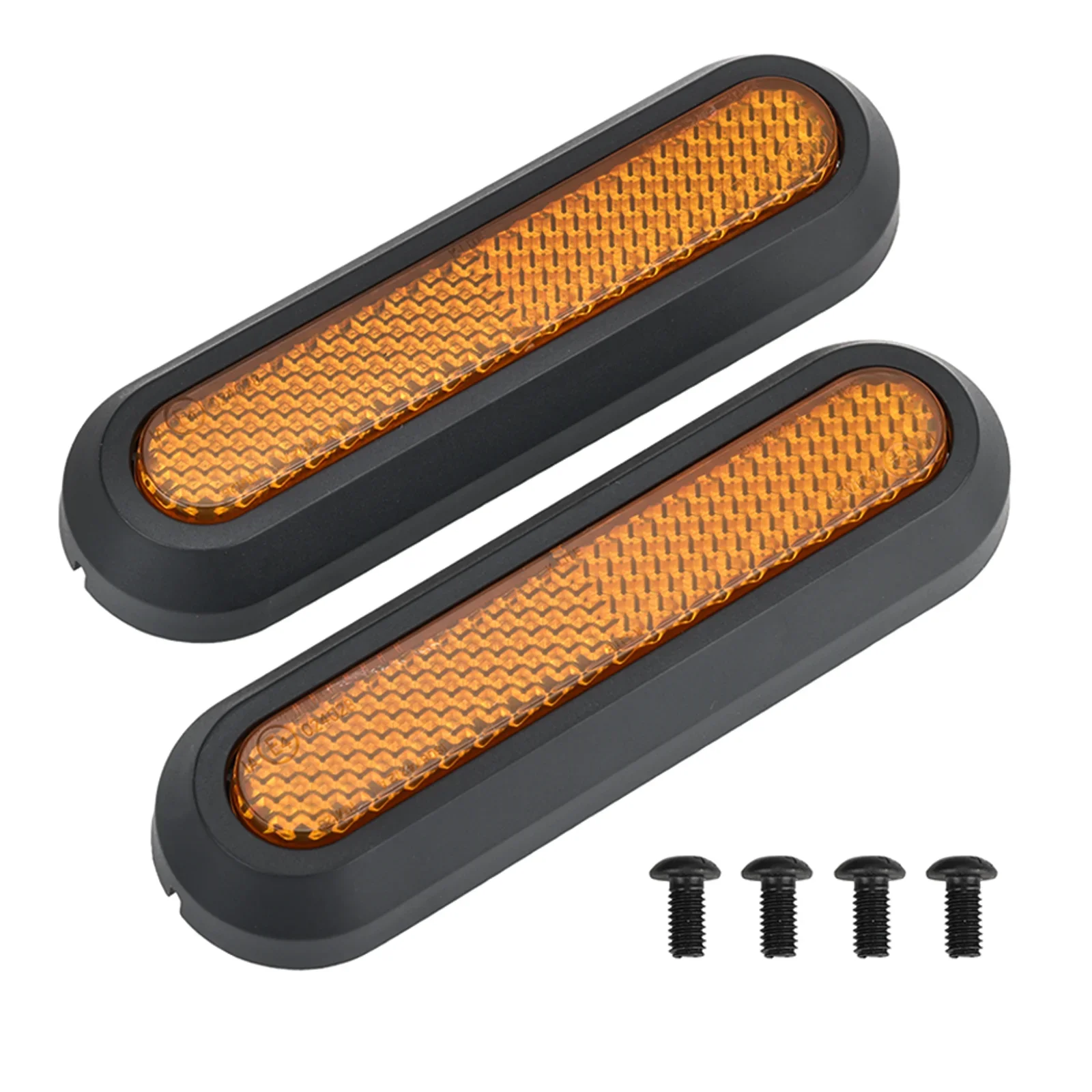 Rear Wheel Reflective Shell Decorative Cover With Screws Yellow For Xiaomi Electric Scooter 4 GO Warning Light Parts
