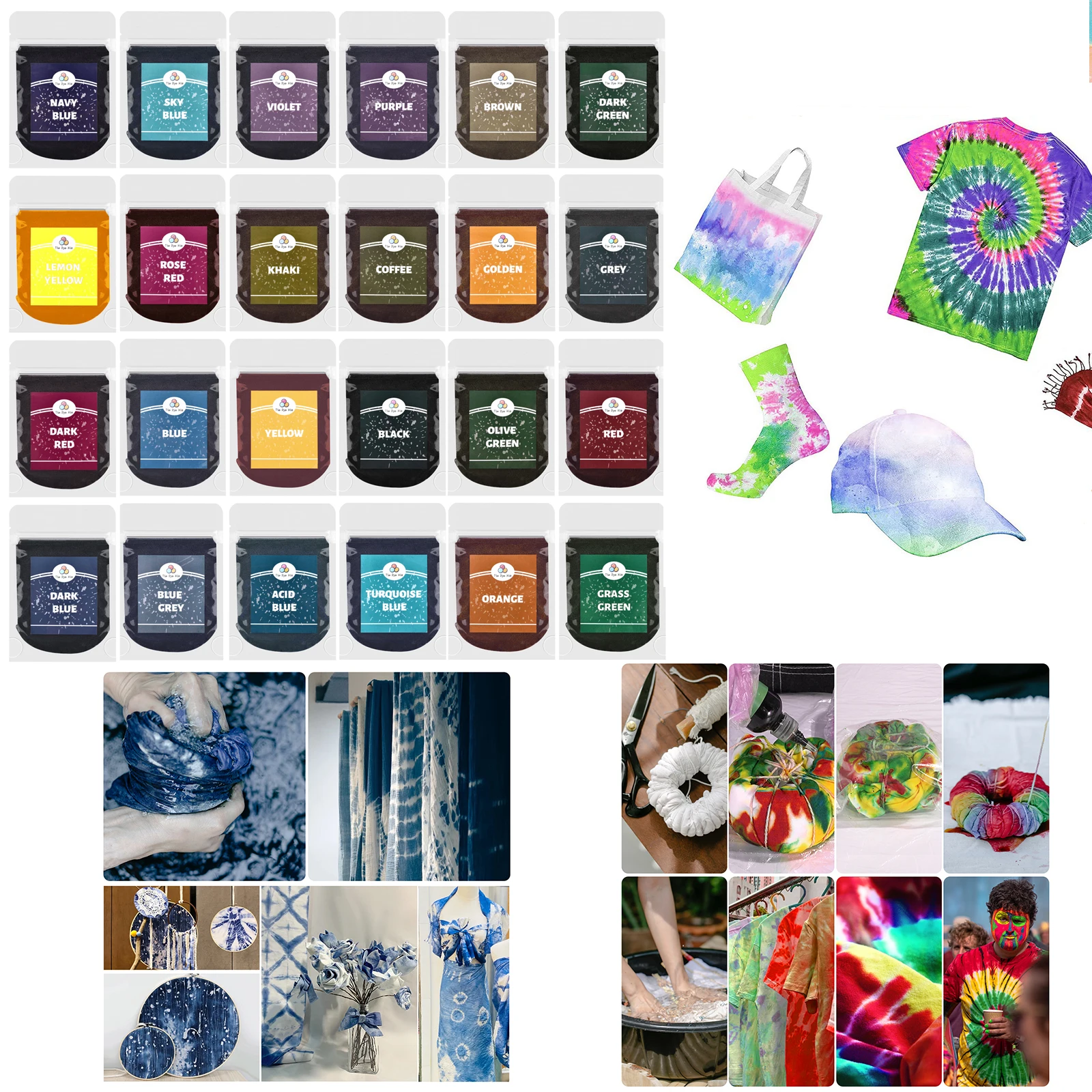 10 ml Stofffarbe Kleidung renoviert Färbemittel Baumwolle Leinen Jeans Leinwand Pigment Home Tie-Dye DIY Tuch handgemachte Lieferungen
