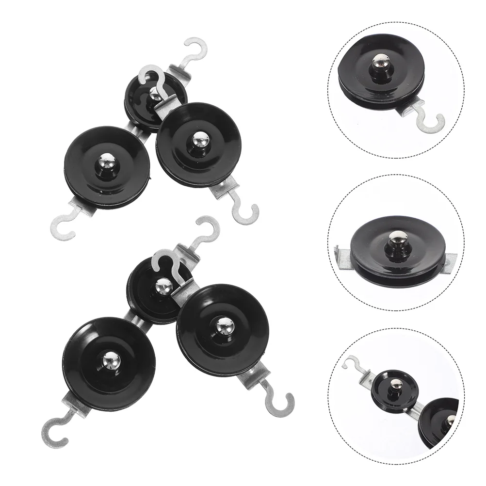 2 ชุด Pulley Block โรงรถ Lift ระบบล็อค Suite การทดลองฟิสิกส์ชุดเรือเชือกยิมสายล้อฟิตเนส