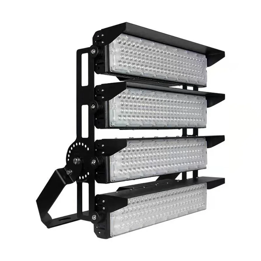 

500W LED Flood Light Outdoor 250w Stadium Arena Lights 40 Aluminum Alloy 6500K Exterior IP67 Waterproof for Playground 1000 Watt