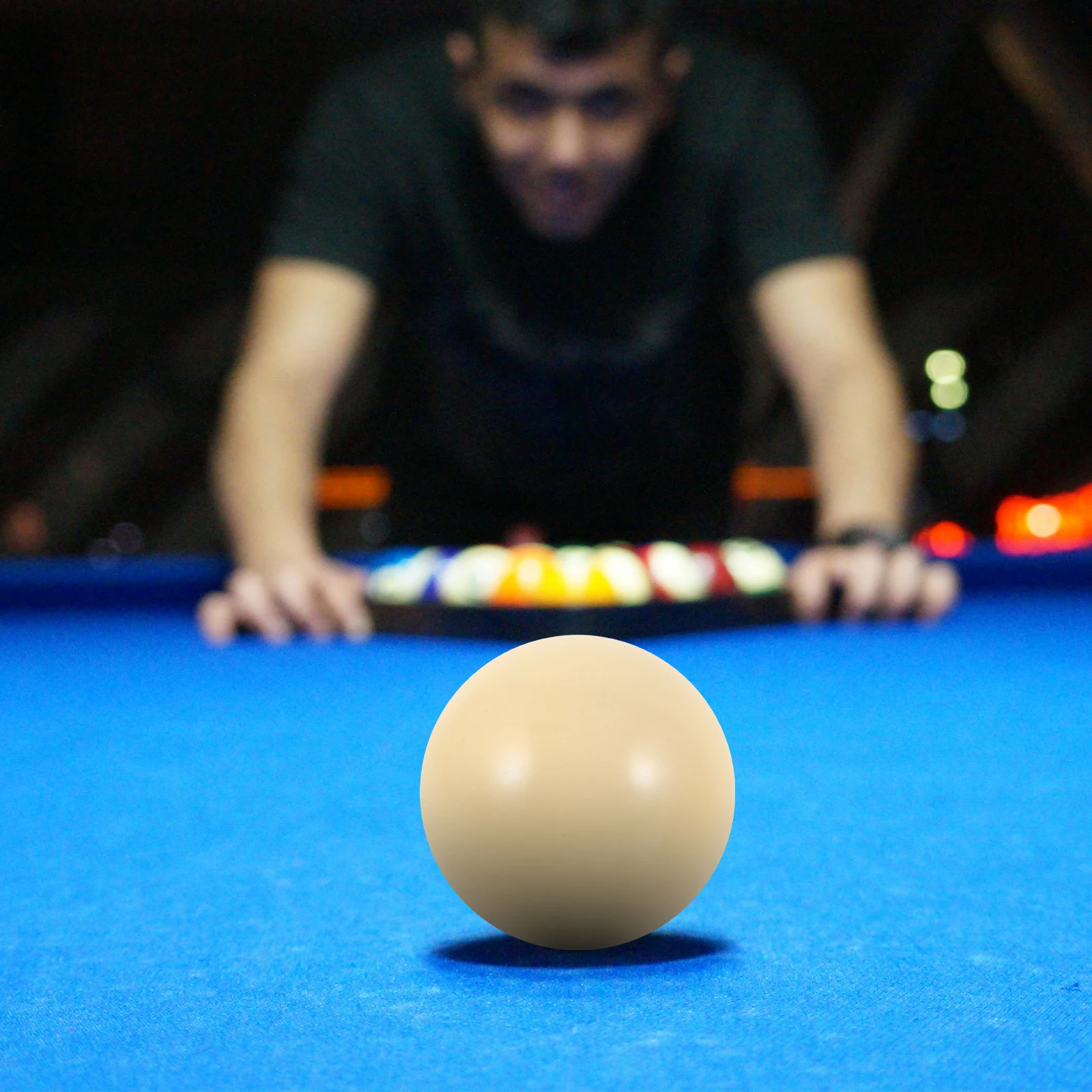 

4 Pcs Pure White Billiard Balls Durable Resin Smooth Surface Even Weight Ideal Size for Beginners Pool Table Accessories