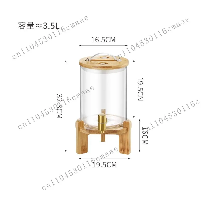 3.5-8L Buffet Juice Tripod Juice Barrel with Faucet Beer Cold Drink Barrel Small Beverage Machine High Temperature Resistant