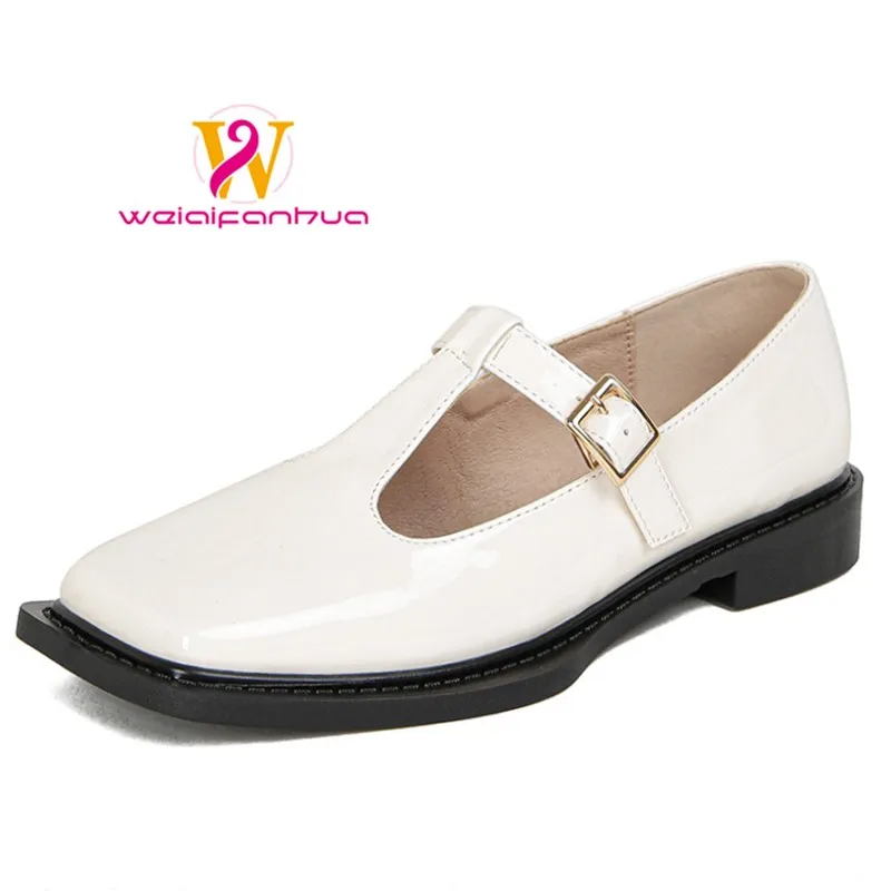 

Women's 2026 New Low-heeled Ladies' Single Shoes, Mary Jane Retro Small Leather Shoes, Large Size Women's Shoes, 41-43 Mary Jane